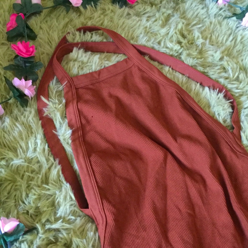 🌀 Sienna Ribbed cross back bodysuit - S/M
